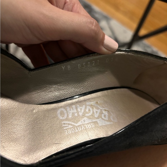 Salvatore Ferragamo Nerissa Suede High Heel Shoes size 9 - Picture 4 of 7